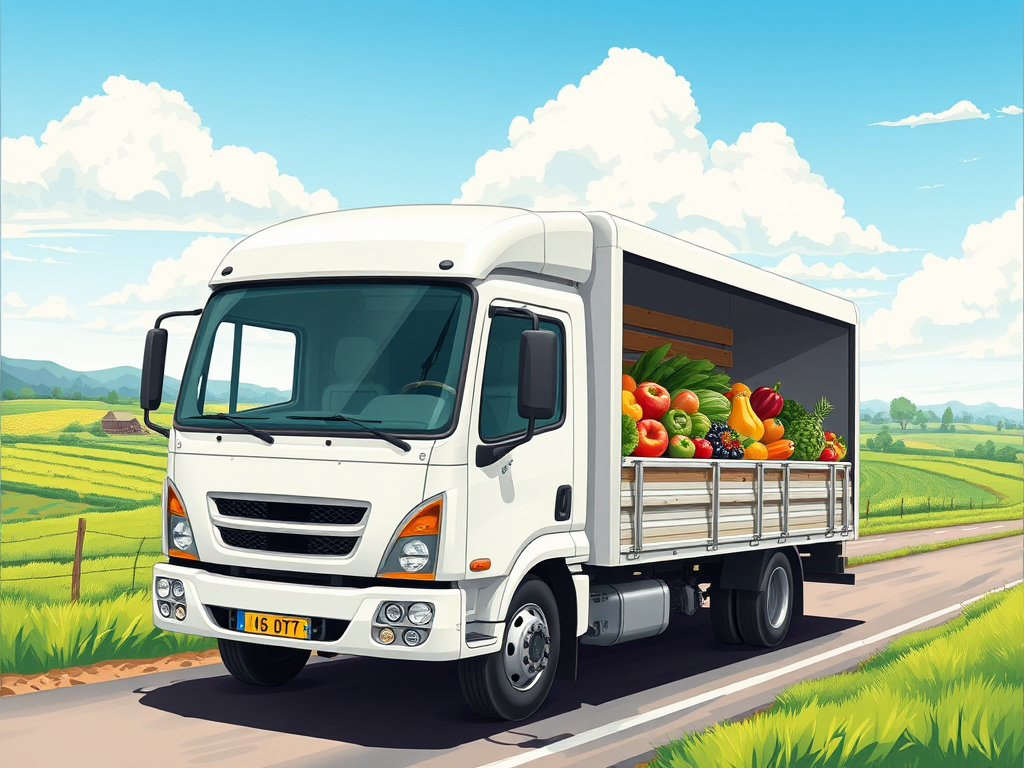 توصيل المنتجات الزراعية